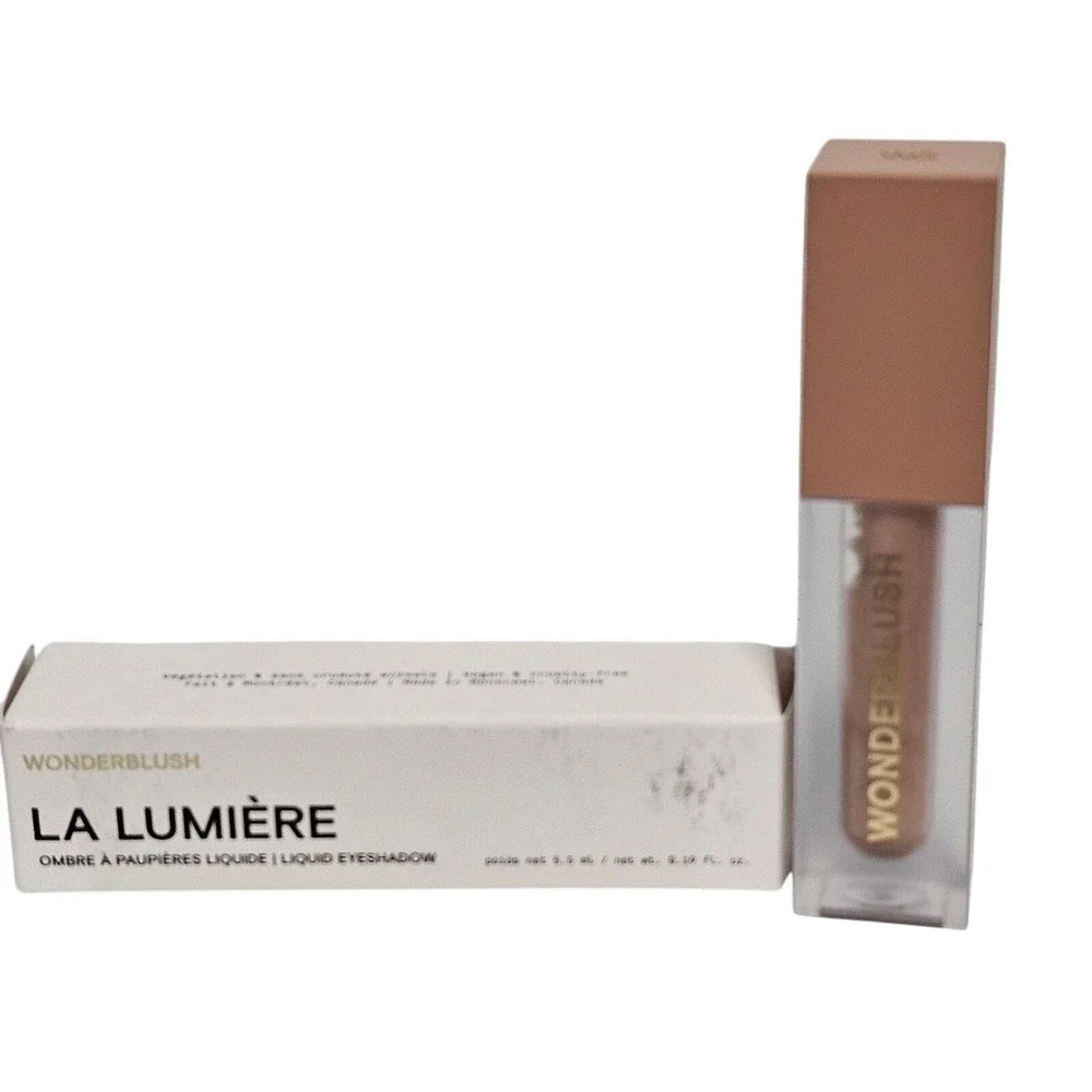 WONDERBLUSH La Lumiere Liquid Eyeshadow PERLE Pearl Full Size New Vegan